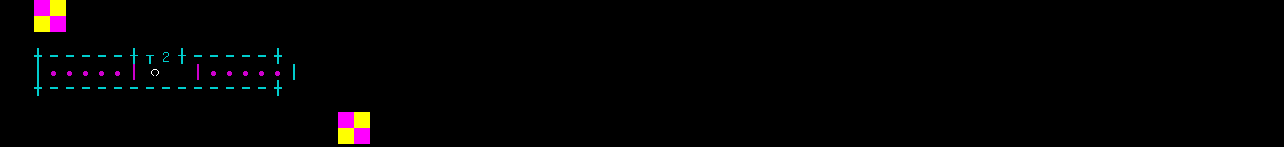 Terminal screenshot of the rendering discrepancy